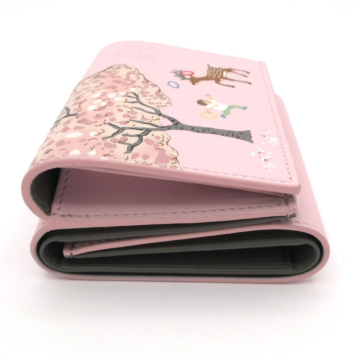Loewe Trifold Wallet Light Pink Multi Leather — view 8