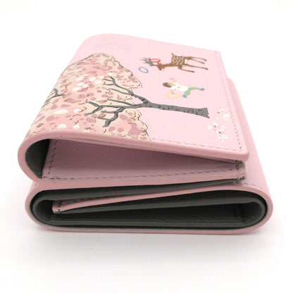 Loewe Trifold Wallet Light Pink Multi Leather — view 8