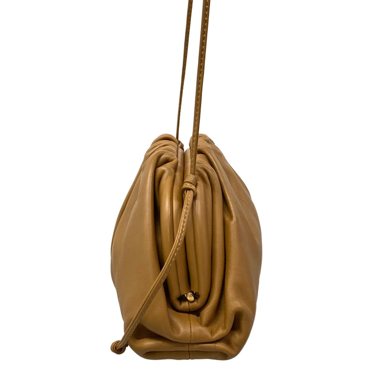Bottega Veneta Shoulder Bag the Pouch Light Brown Leather — view 4