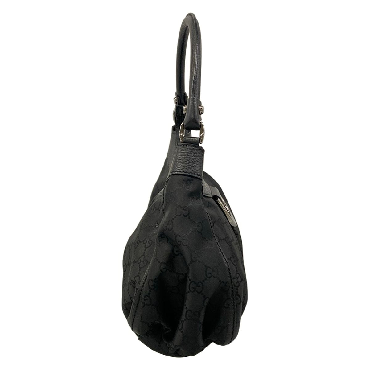 Gucci Handbag Abbey GG Pattern Black Leather — view 2