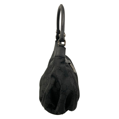 Gucci Handbag Abbey GG Pattern Black Leather — view 2