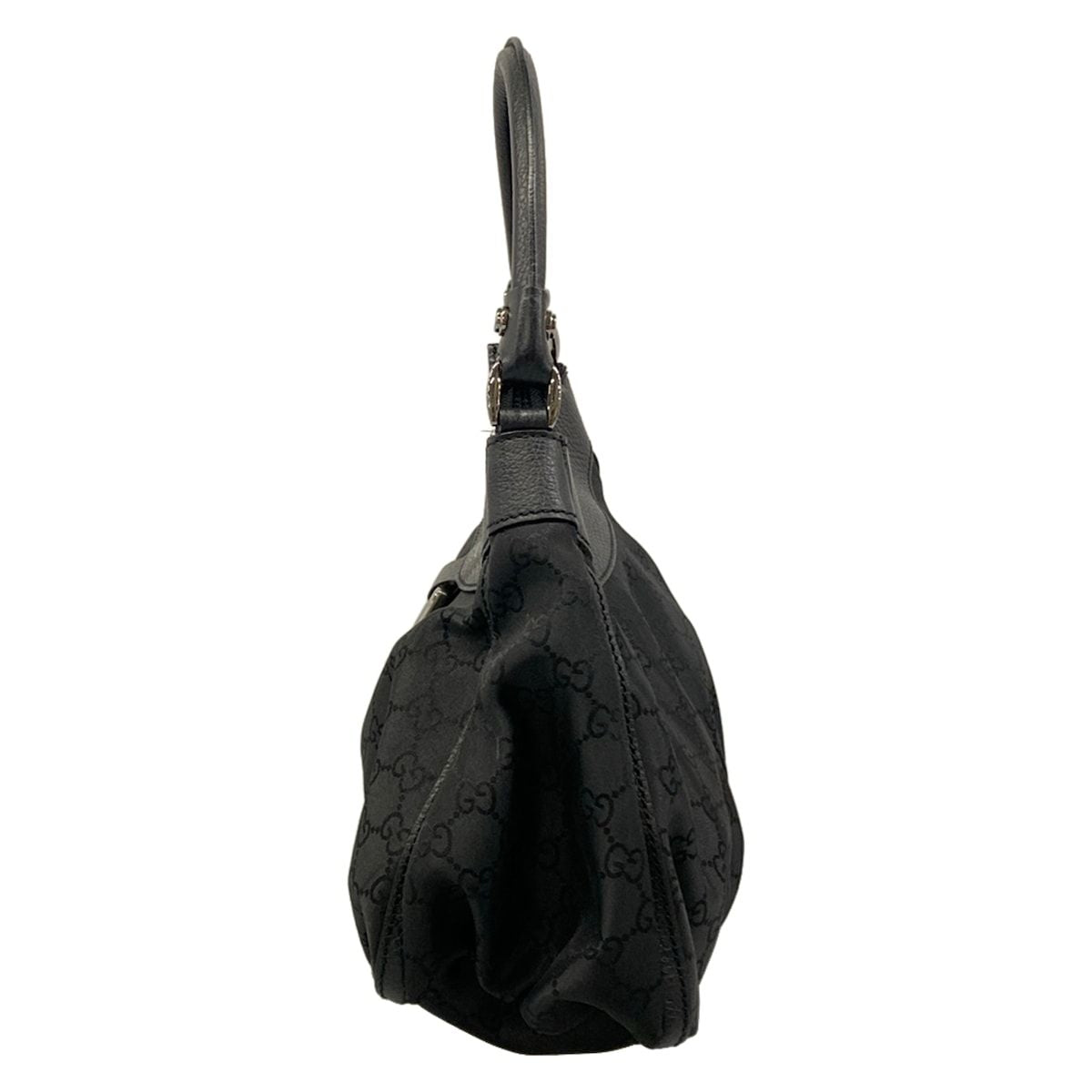 Gucci Handbag Abbey GG Pattern Black Leather — view 4