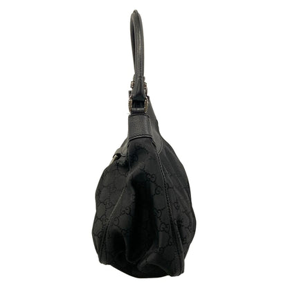 Gucci Handbag Abbey GG Pattern Black Leather — view 4