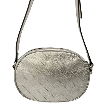 Gucci Shoulder Bag Blanc Di Silver Leather — view 3