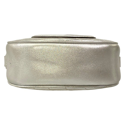 Gucci Shoulder Bag Blanc Di Silver Leather — view 5