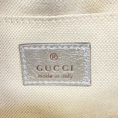 Gucci Shoulder Bag Blanc Di Silver Leather — view 8