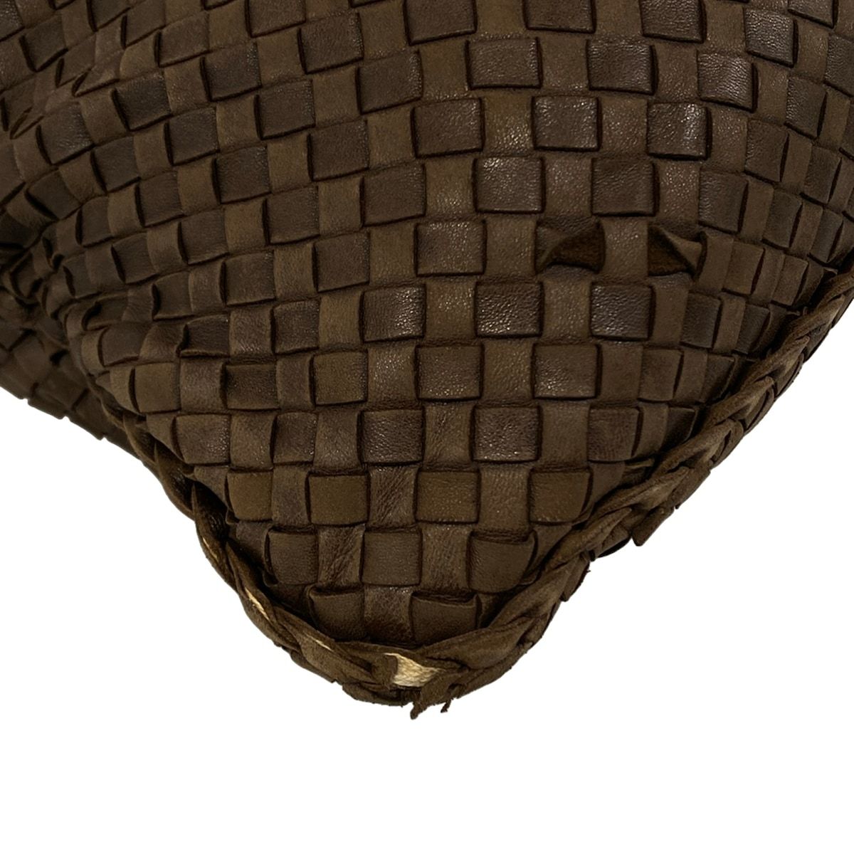 Bottega Veneta Shoulder Bag Dark Brown Leather — view 6
