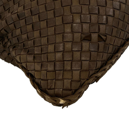 Bottega Veneta Shoulder Bag Dark Brown Leather — view 6