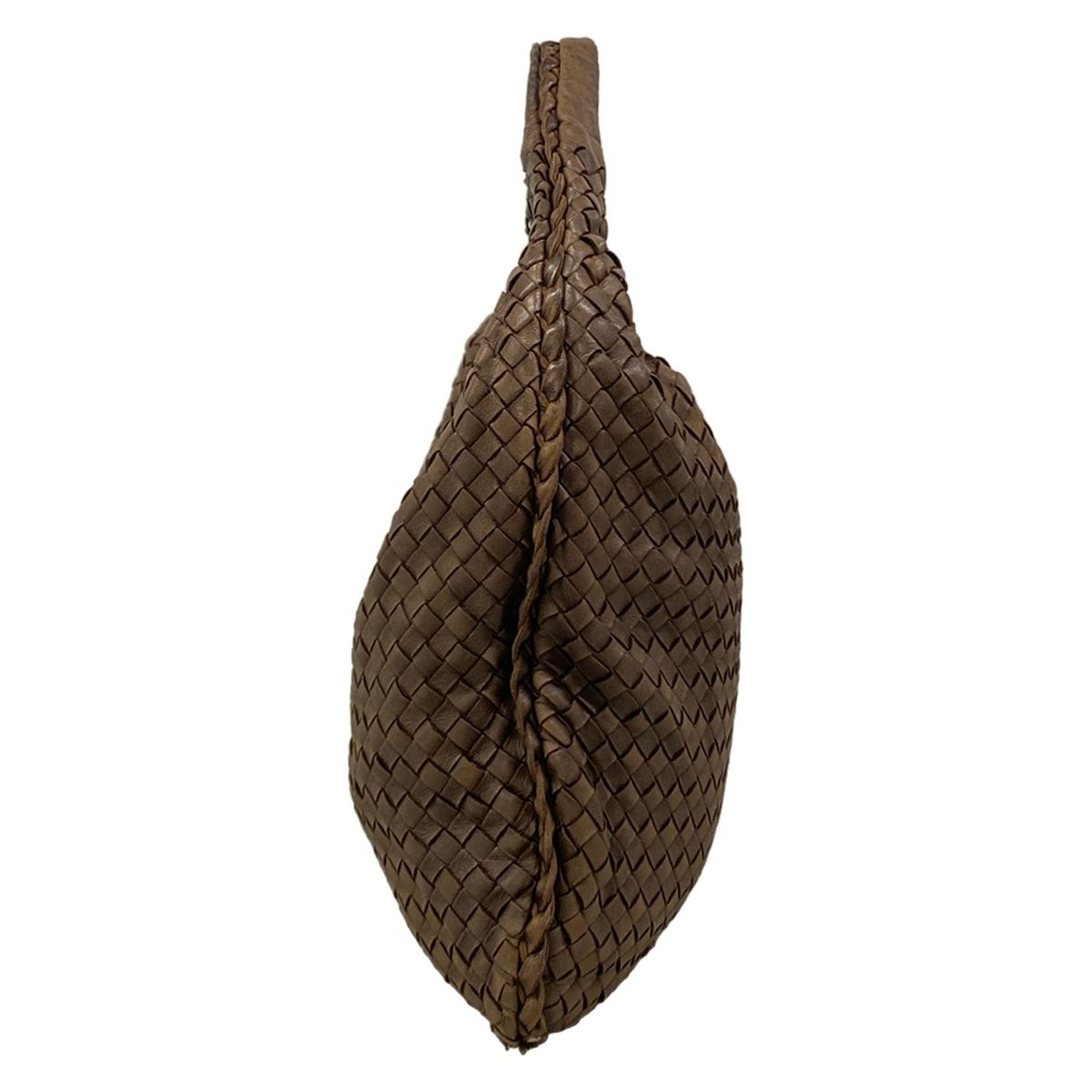 Bottega Veneta Shoulder Bag Dark Brown Leather — view 2