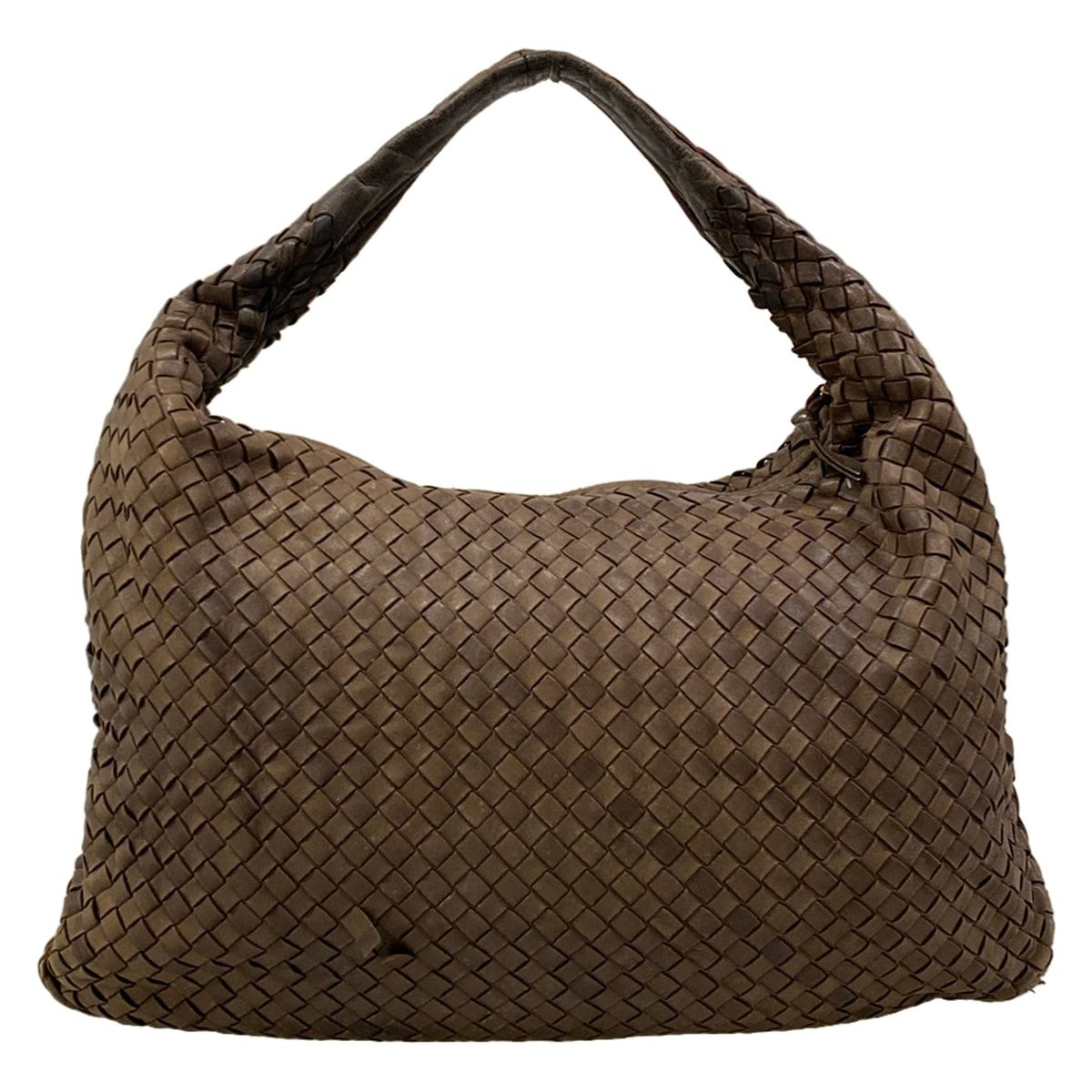 Bottega Veneta Shoulder Bag Dark Brown Leather — view 3