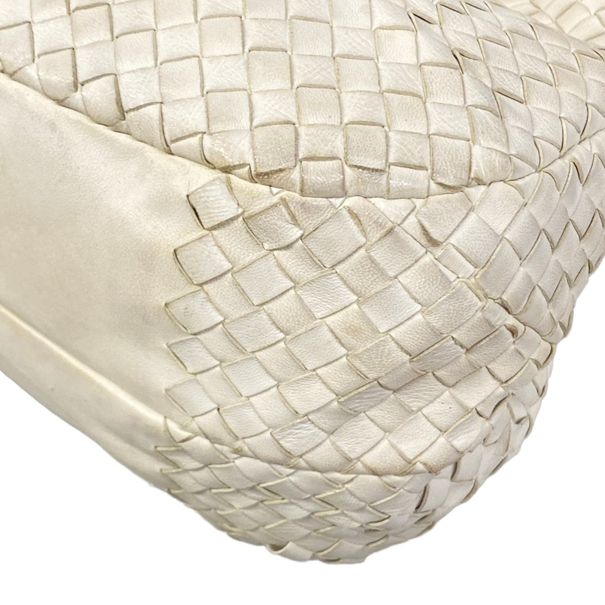 Bottega Veneta Tote Midi Amcampana White Leather — view 6