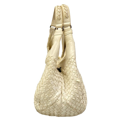 Bottega Veneta Tote Midi Amcampana White Leather — view 2