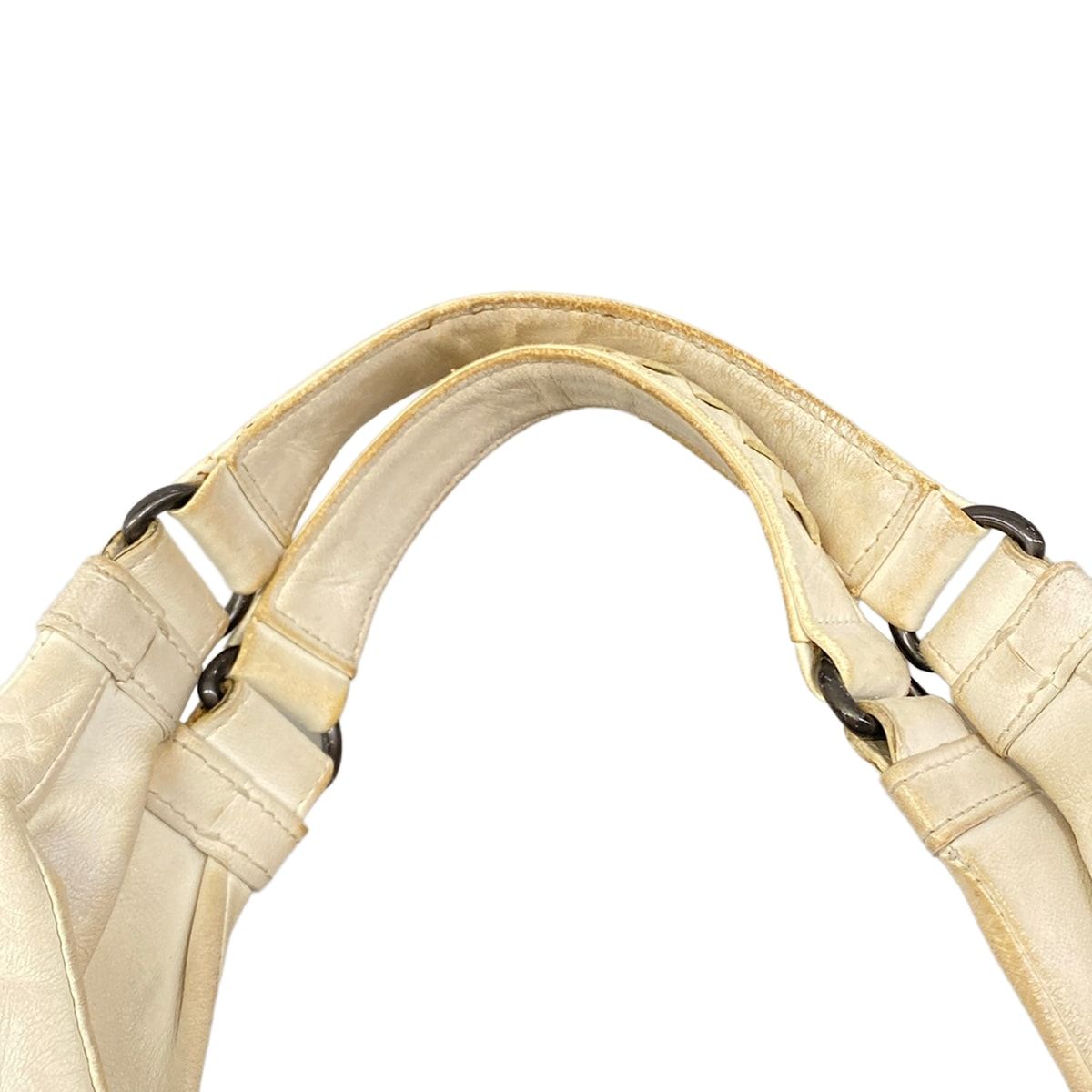 Bottega Veneta Tote Midi Amcampana White Leather — view 7