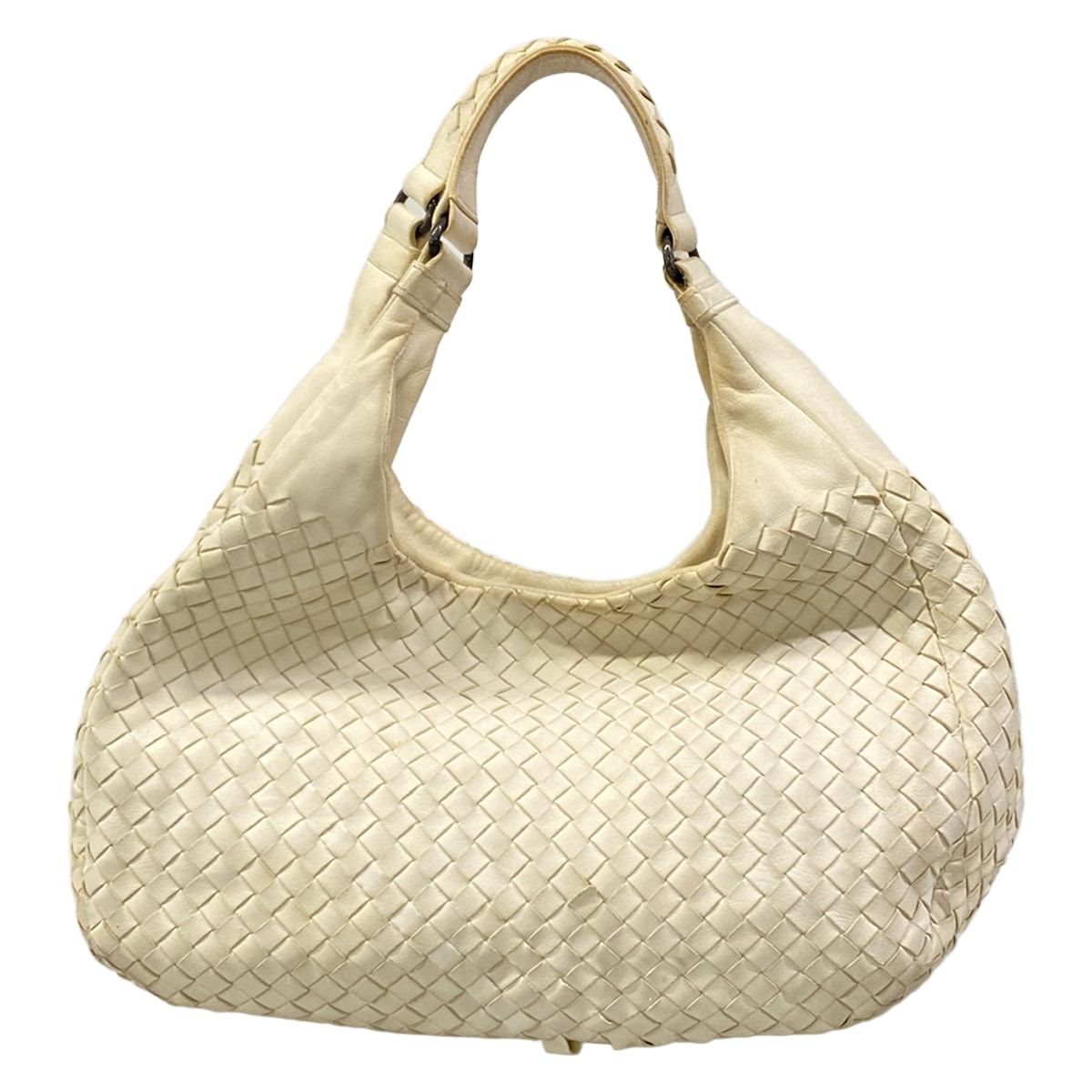 Bottega Veneta Tote Midi Amcampana White Leather — view 3