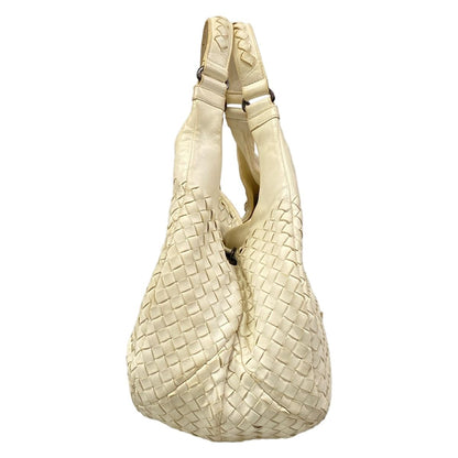 Bottega Veneta Tote Midi Amcampana White Leather — view 4