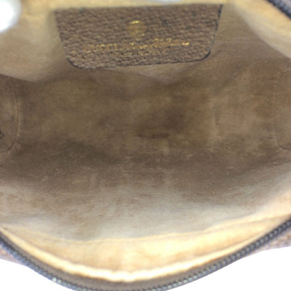 Gucci Vintage Sherry Line Beige Gold GG Supreme Canvas Clutch — view 8