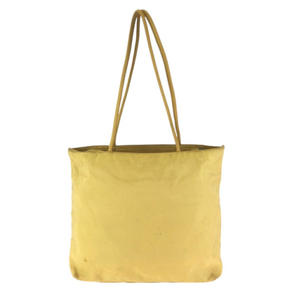 Prada Tessuto Yellow Silver Nylon Shoulder Bag — view 2