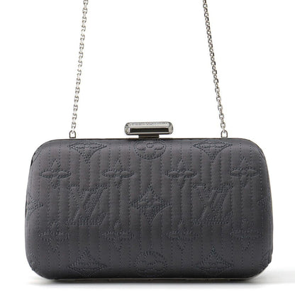Louis Vuitton Chain Shoulder Bag Monogram Motade Minaudier 2-Way Clutch Party