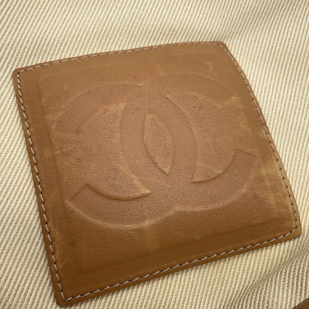 Chanel Shoulder Bag Vintage CC Logo Sports Line Canvas Leather Messenger — view 7