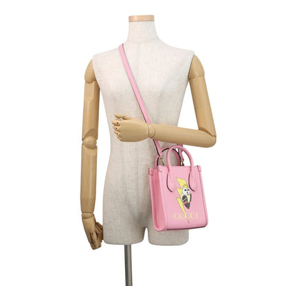 Gucci Bananya Leather 2-Way Shoulder Mini Bag — view 5