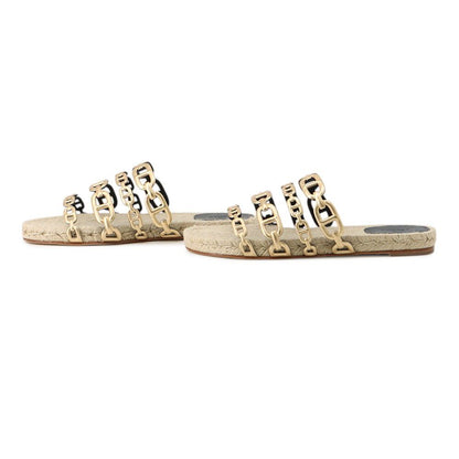 Hermes Sandals Encone Leather 38 Shoes — view 2