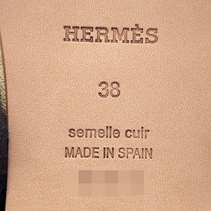 Hermes Sandals Encone Leather 38 Shoes — view 7