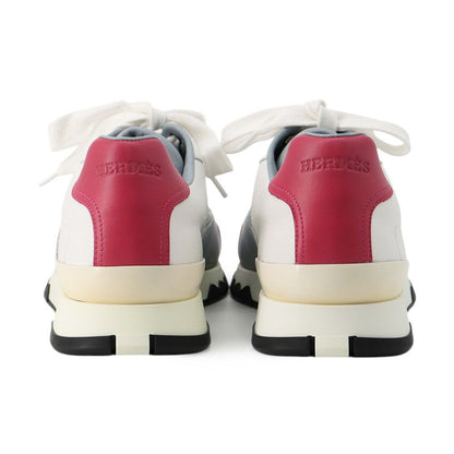 Hermes Sneakers Trail Leather 37.5 Shoes White — view 3