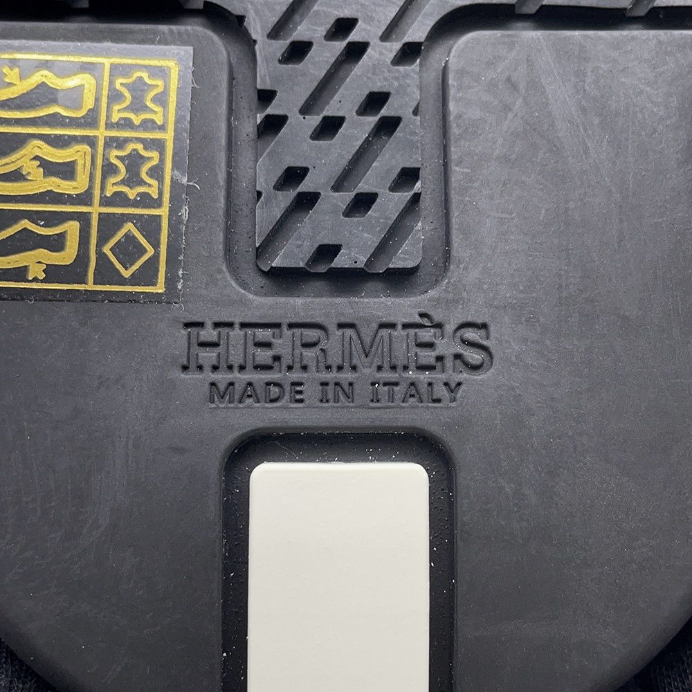 Hermes Sneakers Trail Leather 37.5 Shoes White — view 8