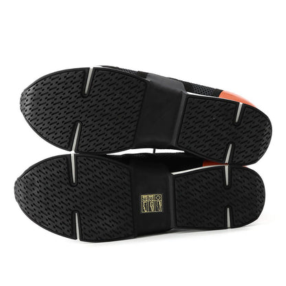 Hermes Sneakers Star Logo Fabric Velour 37.5 Shoes Black — view 4