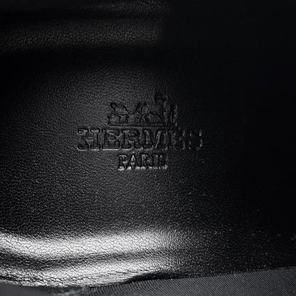 Hermes Sneakers Star Logo Fabric Velour 37.5 Shoes Black — view 7