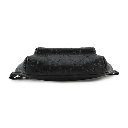 Gucci Belt Bag GG Embossed Bag Leather Black — view 3