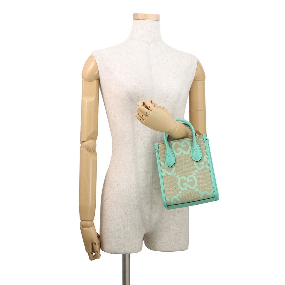 Gucci Jumbo GG Canvas Mini Tote 2-Way Shoulder Bag — view 4