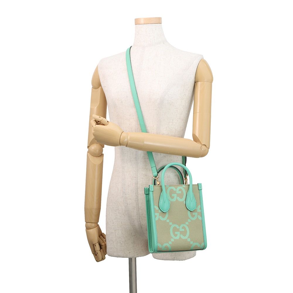 Gucci Jumbo GG Canvas Mini Tote 2-Way Shoulder Bag — view 5