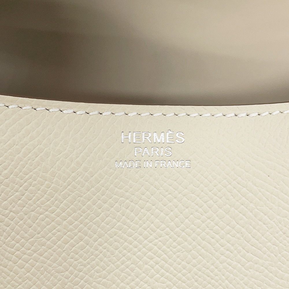 Hermes Shoulder Bag Constance 24 Cles Silver Epsom — view 8