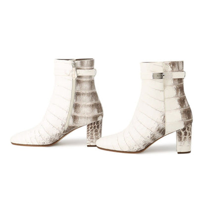 Hermes Boots Saint Germain Himalaya Niloticus Matte 39 Shoes — view 2