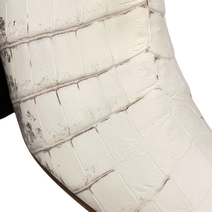 Hermes Boots Saint Germain Himalaya Niloticus Matte 39 Shoes — view 5