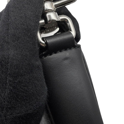 Gucci Shoulder Bag GG Supreme Leather Web Black — view 7