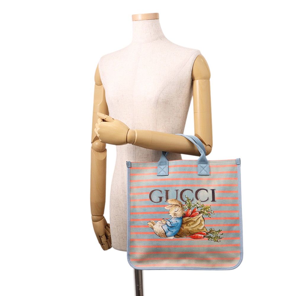 Gucci Tote Children Peter Rabbit Canvas Handbag — view 4