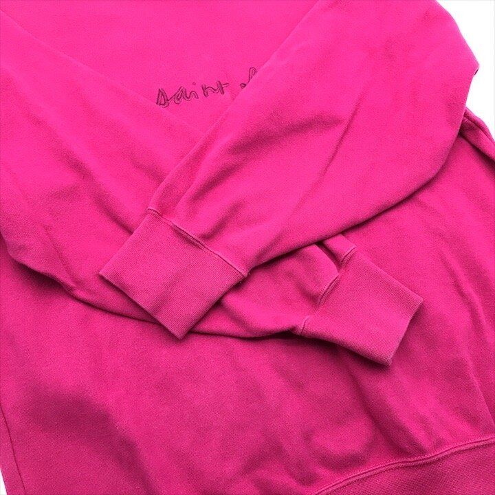 Saint Laurent Yves YSL Sweatshirt Long Sleeve M Cotton Pink — view 4