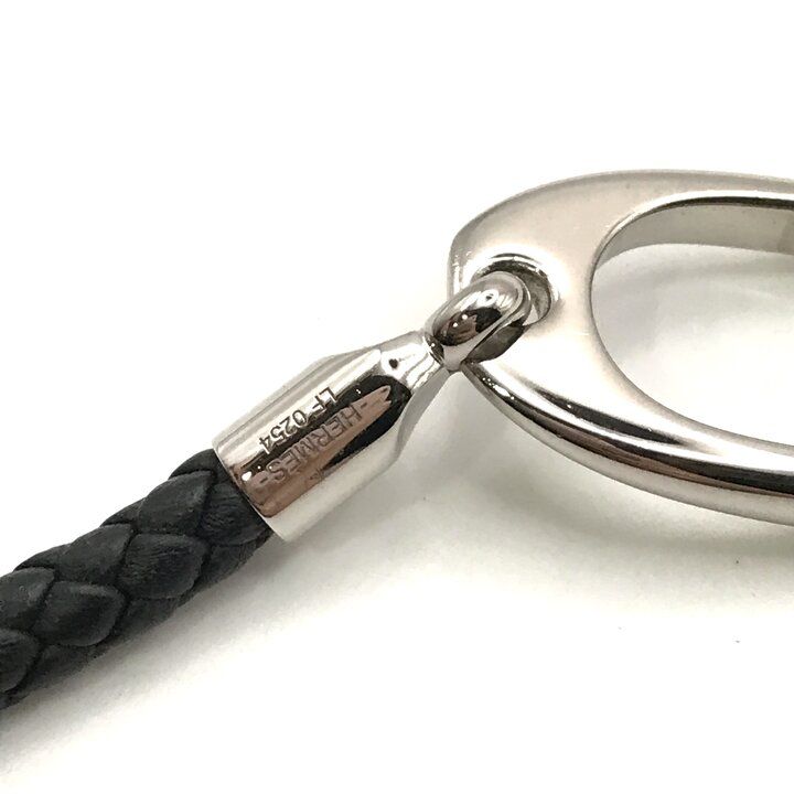 Hermes Bracelet Etrier Black Silver — view 6