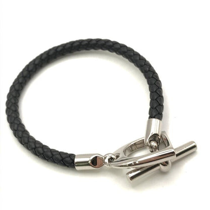 Hermes Bracelet Etrier Black Silver — view 3