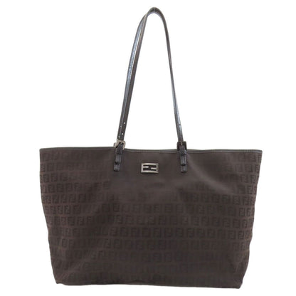 Fendi Zucchino Pattern Tote Canvas