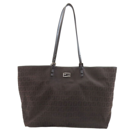 Fendi Zucchino Pattern Tote Canvas