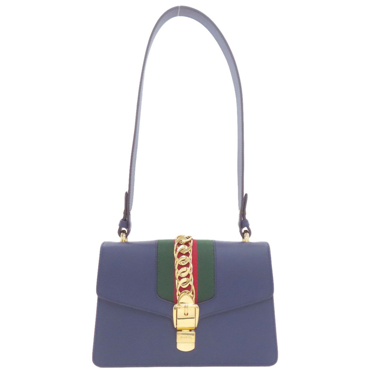 Gucci Sylvie Shoulder Bag Leather