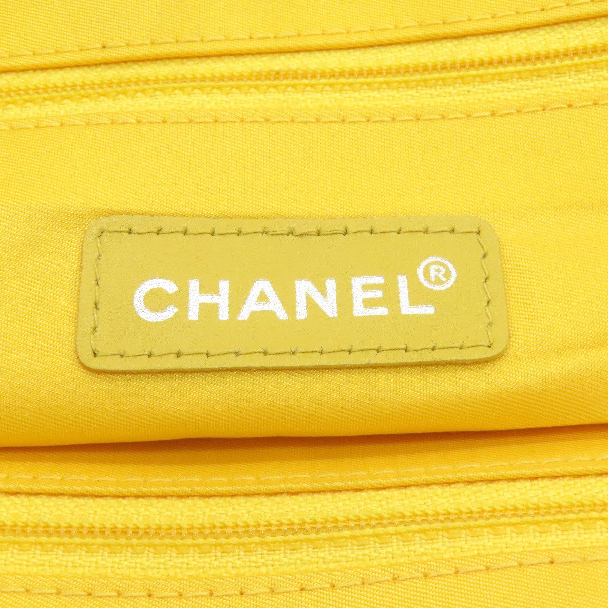 Chanel New Travel Line MM Silver Tote Nylon — view 6