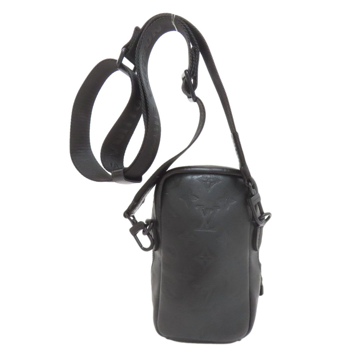 Louis Vuitton Double Phone Pouch Shoulder Bag Monogram Shadow — view 2