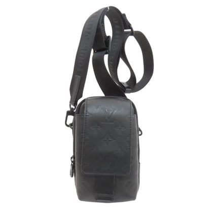 Louis Vuitton Double Phone Pouch Shoulder Bag Monogram Shadow