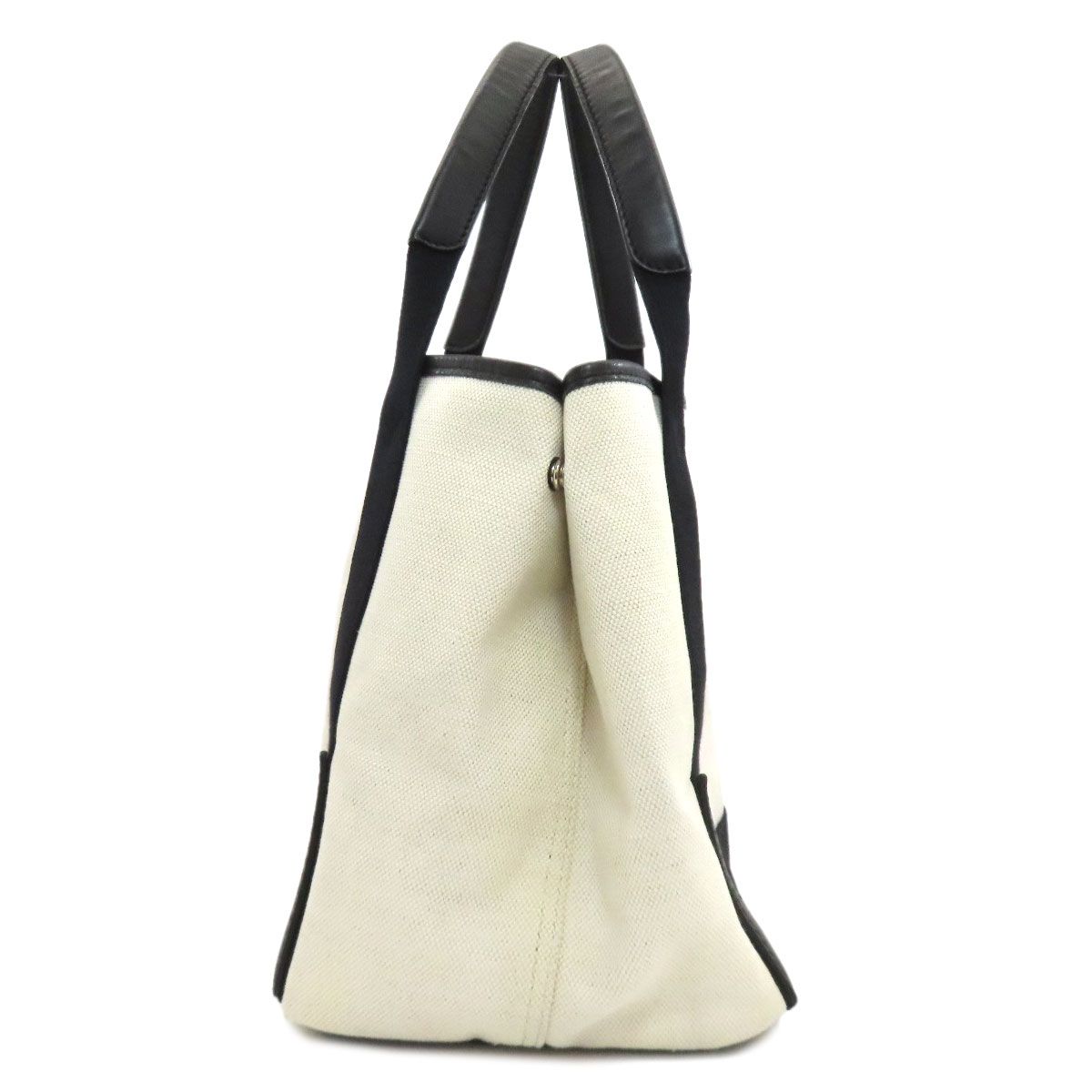 Balenciaga Navy Cabas Handbag Canvas — view 3