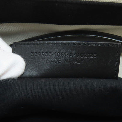 Balenciaga Navy Cabas Handbag Canvas — view 7