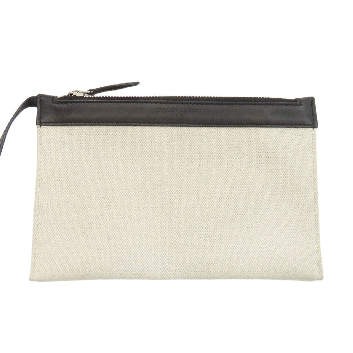 Balenciaga Navy Cabas Handbag Canvas — view 8